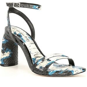 Gianni‎ Bini Zarriah Snake Print Strappy Sandals 8 1/2 NWT IN PACKAGING